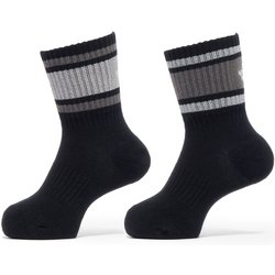 TNF リフレクト 2P クルー キッズ ソックス TNFブラック×TNFブラック（KK） JMサイズ（16-18cm） NNJ82512