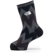 インセクト レペレント ノルディック クルー キッズ ソックス スモークドパール×アスファルトグレー(SA) JMサイズ(16-18cm) NNJ82513