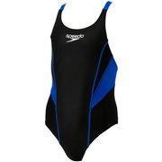【WA承認】フレックスゼロ2ジュニアエイムカットスーツ ガールズ 競泳水着 ブルー×ブラック(BK) 150サイズ SCG02206F
