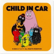 バーバパパ カーステッカー BABY IN CAR オレンジ CKBP035-3