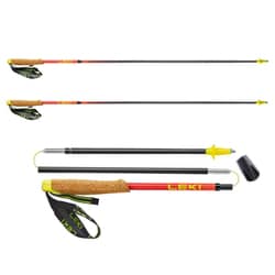 ネオトレイル プロ FX.ONE スーパーライト トレイルランニングポール 形状I型 折りたたみ式 レッド（220） 105cm 1300538