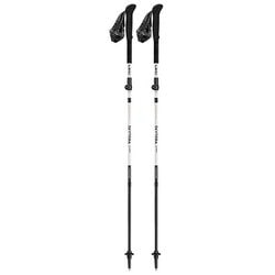 スカイテラFXカーボン 110 トレッキングポール 形状I型 折りたたみ式 ホワイト 110-130cm （2本セット） 1300539