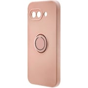 Google Pixel 9a用 ソフトケース TPU 落下防止リング付き スタンド機能 スモーキーピンク 8608P9ATPRSPK