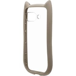 Google Pixel 9a用 ハイブリッドケース 猫耳 猫 衝撃吸収 TPU＋PC かわいい MIL規格 トープ 8610P9AHPTA