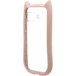 Google Pixel 9a用 ハイブリッドケース 猫耳 猫 衝撃吸収 TPU＋PC かわいい MIL規格 スモーキーピンク 8611P9AHPSPK