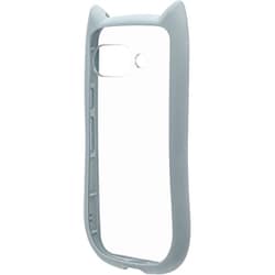Google Pixel 9a用 ハイブリッドケース 猫耳 猫 衝撃吸収 TPU＋PC かわいい MIL規格 スモーキーブルー 8612P9AHPSBL