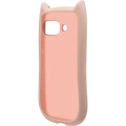 Google Pixel 9a用 ハイブリッドケース 猫耳 猫 衝撃吸収 TPU+PC かわいい MIL規格 フロストピンク 8763P9AHPFP