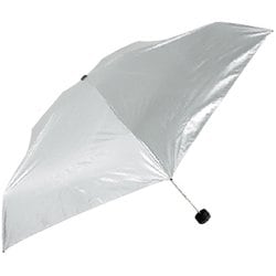 オールウェザー カラーズ 折りたたみ傘 晴雨兼用 Silver 52cm 手開き式 54811