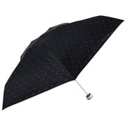 オールウェザー デザイン 折りたたみ傘 晴雨兼用 Silver Pin Star BK 52cm 手開き式 54850