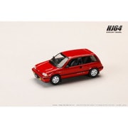 HJ643029R 1/64ホンダ CIVIC （AT） LATE VERSION / 純正オプションパーツ付 レッド [ダイキャストミニカー]