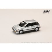 HJ643029S 1/64ホンダ CIVIC （AT） LATE VERSION / 純正オプションパーツ付 シルバー [ダイキャストミニカー]