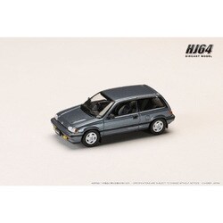 HJ643029BL 1/64ホンダ CIVIC （AT） LATE VERSION / 純正オプションパーツ付 ブルー [ダイキャストミニカー]
