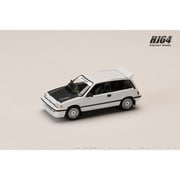 HJ645029W 1/64ホンダ CIVIC （AT） LATE VERSION / JDM Street Racer ホワイト [ダイキャストミニカー]