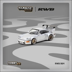 T64-037-SL 1/64 RWB 964 Silver [ダイキャストミニカー]