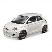 BUR21110W 1/24 フィアット 500e （2003） アイスホワイト [ダイキャストミニカー]