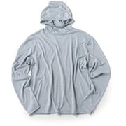 JP140フーディーロングスリーブ ユニセックス カットソー Sky Grey（160） Lサイズ SNUJ10072