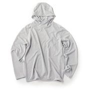 JP135メッシュアクティブフーディー ユニセックス ランニングウェア シャツ Pearl Grey(227) Mサイズ SNUJ10079