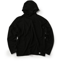 JP135メッシュアクティブフーディー ユニセックス ランニングウェア シャツ Black（J072） Sサイズ SNUJ10079