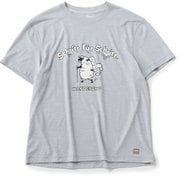 tomu×[sn] ハイク プリント ショートスリーブ Tシャツ ユニセックス カットソー Sky Grey（160） Lサイズ SNUJ10084