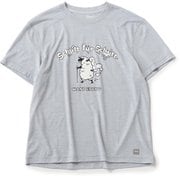 tomu×[sn] ハイク プリント ショートスリーブ Tシャツ ユニセックス カットソー Sky Grey（160） XLサイズ SNUJ10084