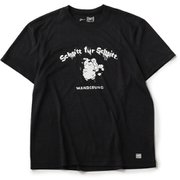 tomu×[sn] ハイク プリント ショートスリーブ Tシャツ ユニセックス カットソー Jet Black Melange（J004） Lサイズ SNUJ10084