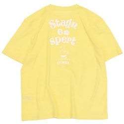 tomu×[sn] ラン プリント ショートスリーブ Tシャツ ユニセックス ランニングウェア シャツ Powder Yellow（220） Mサイズ SNUJ10096