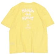 tomu×[sn] ラン プリント ショートスリーブ Tシャツ ユニセックス ランニングウェア シャツ Powder Yellow（220） Lサイズ SNUJ10096
