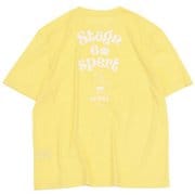 tomu×[sn] ラン プリント ショートスリーブ Tシャツ ユニセックス ランニングウェア シャツ Powder Yellow（220） Lサイズ SNUJ10096
