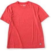 tomu×[sn] ラン プリント ショートスリーブ Tシャツ ユニセックス ランニングウェア シャツ Powder Red（221） XLサイズ SNUJ10096