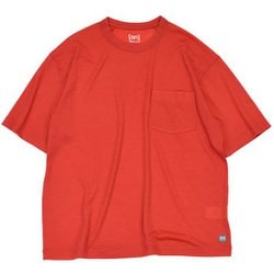 JP 140 エブリディ ポケット ショートスリーブ Tシャツ ユニセックス カットソー Powder Red（221） Lサイズ SNUJ10094