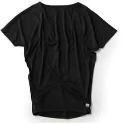 JP140 ヨガルーズTシャツ レディース フィットネス ヨガ シャツ Jet Black Melange（J004） Sサイズ SNWJ10205