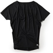 JP140 ヨガルーズTシャツ レディース フィットネス ヨガ シャツ Jet Black Melange(J004) Sサイズ SNWJ10205