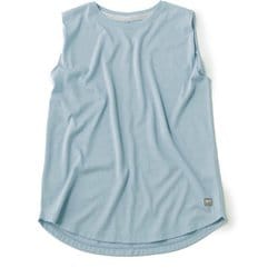 JP 140 ベーシック タンク レディース フィットネス ヨガ シャツ Sky Grey（160） Mサイズ SNWJ10207
