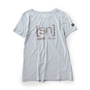 W アラベスクTシャツ レディース フィットネス ヨガ シャツ HEATHER BLUE(60E) Sサイズ SNWP03154