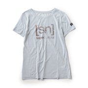 W アラベスクTシャツ レディース フィットネス ヨガ シャツ HEATHER BLUE(60E) Sサイズ SNWP03154