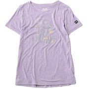 W ロック フラワーズ Tシャツ レディース フィットネス ヨガ シャツ CANDY MELANGE（30E） Sサイズ SNWP03186