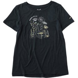 W ロック フラワーズ Tシャツ レディース フィットネス ヨガ シャツ Blueberry（W55） XSサイズ SNWP03186