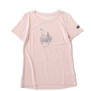 W フラワーハンド Tシャツ レディース フィットネス ヨガ シャツ Orchid Ice/FlintStone/Heather Blue(14F) Sサイズ SNWP03134N