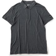 M ジップ ポロ メンズ シャツ Turbulence Blue(76D) Mサイズ SNM021720