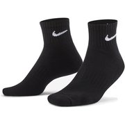 エブリデイクッションドソックス(3足) ユニセックス フィットネス ソックス ブラック/ホワイト(010) 27-29cm SX7667