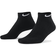 エブリデイクッションドソックス(3足) ユニセックス フィットネス ソックス ブラック/ホワイト(010) 21-23cm SX7670