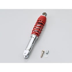 ユニバーサルリアショック 310mm メッキ/レッド 73541