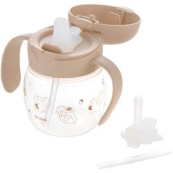 リッチェル トライ ストロー飲みマスターセット ブラウン 5カ月頃～ 120612