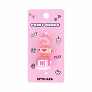 PTB-01 02 [ビーズ ペイントビーズ 3個入り ＃02 ピンク×イチゴ系]