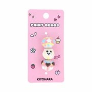 PTB-01 04 [ビーズ ペイントビーズ 3個入り ＃04 パステル×パンダ系]