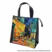 キャットアート ランチトートバッグ 「夜のカフェテラス」 ヴィンセント・ヴァン・ニャッホ 001290-0004-01