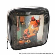 000519-0007-01 [キャットアート ポーチ 「牛乳を注ぐメス猫」 ヨハネス・フェルネーコ]
