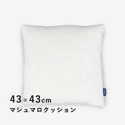 ヌードマシュマロクッション 43×43cm ホワイト LT1684 43
