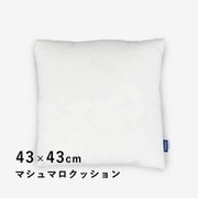 ヌードマシュマロクッション 43×43cm ホワイト LT1684 43