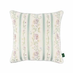 MINTON ハドンホール フラワーリボン クッションカバー 45×45cm グリーン LL1221 08G